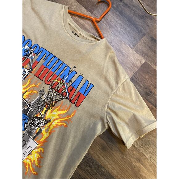 Post Human Oversized BaggyShort Sleeve Men’s Street Wear T Shirt Size Medium *A3 - Picture 3 of 8